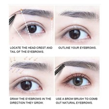 2 Eyebrow Pencil Ultra Fin Waterproof Pour Un Maquillage Naturel Eyebrow maquillage price