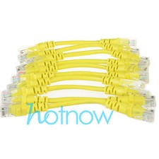 Lot 10 cables/ 2inch 6cm 568B CAT5E UTP Ethernet RJ45 Patch Cable Network Cable Network câble price