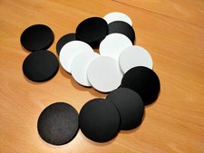 GROS PIONS EN BOIS RONDS 6.5 CM DIAM JEUX  DAME BACKGAMMON OU JACQUET Backgammon price