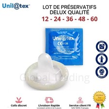 Lot Préservatifs nature Unilatex Norme CE, Capote lubrifiée, Livraison Rapide Préservatifs price