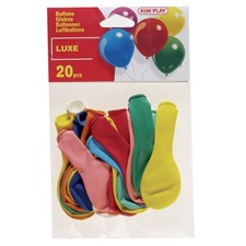Ballons - A gonfler - Assortiment de couleurs - Sachet de 20 - Fête - Anniversai Ballons price