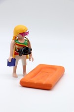 PLAYMOBIL Touriste avec matelas pneumatique orange - Set complet 4681 Special Matelas pneumatique price