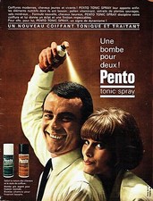 PUBLICITE ADVERTISING 037  1964   le tonic spray coiffant Pento Spray coiffant price
