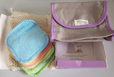 LES TENDANCES D'EMMA Kit Eco Belle 7 carrés démaquillants lavables + trousse Maquillage démaquillants price