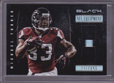 2012 Panini Black NFL Equipment Combos #7 Michael Turner Jersey 62/99 Football Equipment price