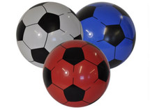 1x PVC Football Ballon de Plage Gonflable Plastique En Filet Sport Entraînement Soccar Souple Football Equipment price