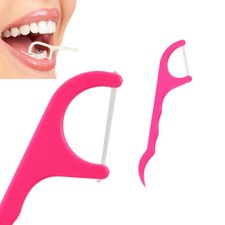 Fil dentaire avec manche Cure Dent lot de 20 / 40 / 100 Cure-Dents dent hygiène Dentaire fil price