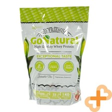 GO POWDERS GO NATURAL Protéine Saveur Fraise 1kg Entraînement Protéines Powders price