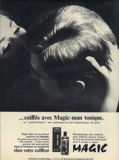 PUBLICITE  1968     MAGIC MAN lotion capillaire tonique Lotion / tonique capillaire price