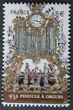 Timbre - FRANCE - La pendule à orgues (de feuillet) - 2015 - Neuf ** - YT4993 Orgues price