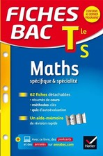 Fiches bac Maths Tle S (spécifique & spécialité): fiches de révision - Termi Livres de révision price