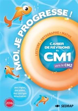 Moi je progresse CM1 : Cahier de révision - Cahier de vacances, COLLECTIF Livres de révision price
