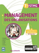 Management des organisations Tle STMG (2017) Pochette élève Livres de management price