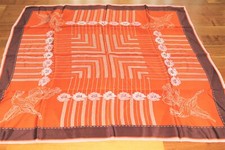 Foulard/Shawl/Scal★ En soie 100% - roulloté mains  29 g★Silk SCARF Schal Shawl price