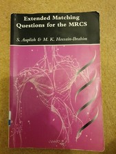 Extended Matching Questions for the MRCS by Hossain-Ibrahim, M. K. Paperback The YGS et LYS Books price
