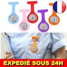 ✅ Montre Blouse Silicone Infirmière Broche Poche Inoxydable Médecin Femme Homme Blouse price