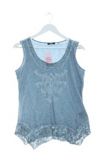 BIBA Blouse sans manche Dames Blouse T EU 36 bleu-blanc-argenté Blouse price