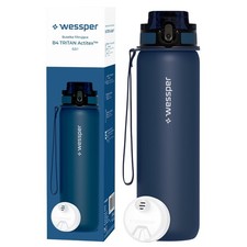 Gourde 0,5 L Tritan Bleu Wessper B4 Bouteille d'eau avec filtre Sans BPA Eau Bottle et Bottle et Purification System price