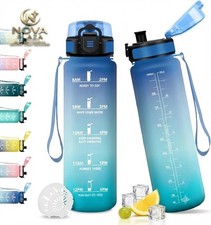 Gourde d'Eau 1L avec Marqueur de Temps – Filtre Intégré – Sans BPA & Anti-Fuite Eau Bottle et Bottle et Purification System price