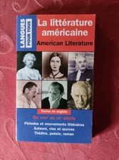 La littérature américaine - Du XVIIIeme siècle au XXeme siècle - comme neuf Littérature américaine price
