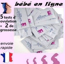 lot 5 tests d'ovulation ou de fertilité + 2 test grossesse offert ,envoie rapide Grossesse / Ovulation Test price
