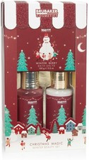 BRUBAKER 3 Pcs Coffret Cadau Noël Ensemble de Bain et Douche et Soins du Corps Corps soin ensembles price