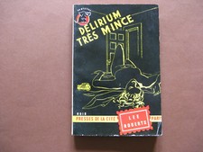 à saisir :  DELIRIUM TRES MINCE Littérature française price