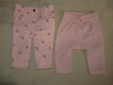 Lot de 2 pantalons roses Orchestra bébé fille 6 mois - TBE Pantalons fille price