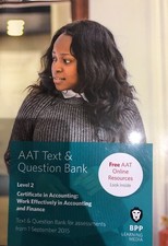 AAT Level 2 - Work Effectively In Accounting And Finance Question Bank Accounting Finance Books price