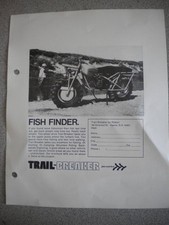 Coupon brochure détecteur de poissons Trail Breaker Fish Finder price