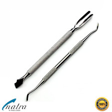 2er Set Gouge Pusher Repousse Peau Kit Manucure Pédicure NATRA Manicure / Pedicure fournitures et ensembles price