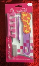 Kit Violet Léo Manucure Pédicure Brosse Lime Ongles Séparateur Repousse Cuticule Manicure / Pedicure fournitures et ensembles price