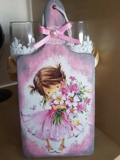 Planche en bois shabby chic. Art mural. Style vintage. Wooden mur Art price