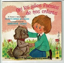 OH ! LES JOLIES POESIES ENFANTS Vinyle 45T Livre G. CASILE - PETIT MENESTREL 114 Poésie enfant price