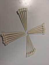 Vintage (20) White Hair Pins Plastic Curling Beauty Styling Retro/Rockabilly Hair coiffant crème price