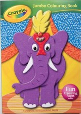 Crayola Jumbo Colouring   Activity book Kids Children RRP £ 5.99 Attention et Intelligence Development Books price