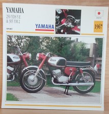 Carte moto YAMAHA 250 YDS 5 E / 305 YM 2 collection Atlas motorbike YDS price