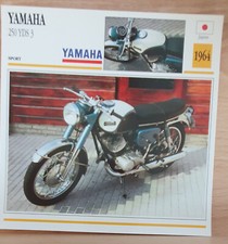 Carte moto YAMAHA 250 YDS 3 collection Atlas motorbike YDS price