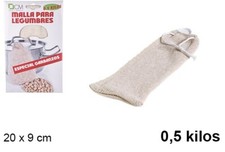Sac de Rangement en Maille Réutilisable Légumes Oignons Ail Noix Noisettes 0,5KG Rangement sac price