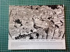 yo525 circa 1964 belle image urbanisme - vue aérienne quartier Alès ALES price