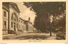 Carte Postale Ancienne - 30 - Alès - Alais - Place du Lycée - CPA - Voir Scans R ALES price