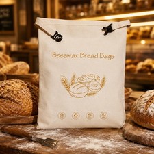 Grand sac à pain coton avec cire dabeille réutilisable pour aliments Cire price