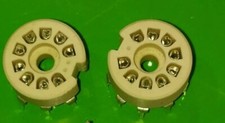 2x Support tube Noval Socket Ceramic tube B9A 9 pin Philips Nos Lot 2 Pcs Sockets price