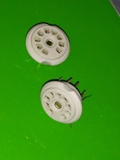 2x Socket support NOVAL céramique tube électronique circuit imprimer Nos   Sup39 Sockets price