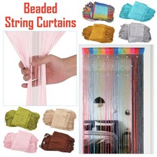 Rideau String Beaded Door Curtain Weddecor 1m x 2m  Polyester Multicolour String rideau price