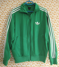Veste Adidas Originals vert et blanc vintage survetement Jacket Homme - M Jacket homme price