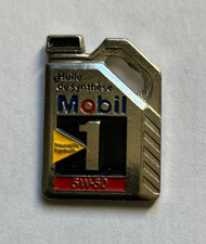 108 - Pin's BIDON MOBIL HUILE MOTEUR DE SYNTHESE 5W40  - MOTOR OIL Motor huile price