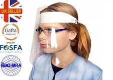 Masque Visière Visière Bouclier Complet FABRIQUÉ EU Sécurité Réutilisable Protection EPI CERTIFIÉ Visage Shield et Mask price