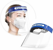 FFN Face Shield Reusable (Pack of 30) Plastic Face Mask Shields for Full Face... Visage Shield et Mask price