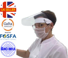 Masque Visière Complet EPI Sécurité Réutilisable Fabriqué en CERTIFIÉ UE Visage Shield et Mask price